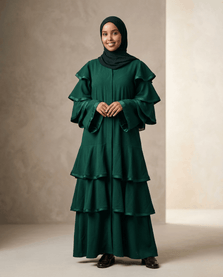 Ruffle Abaya