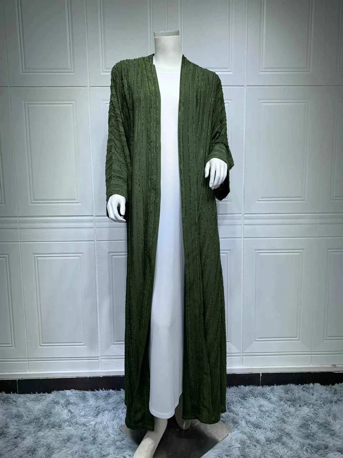 Arabian Knitted Abaya Coat - Abaya Vida