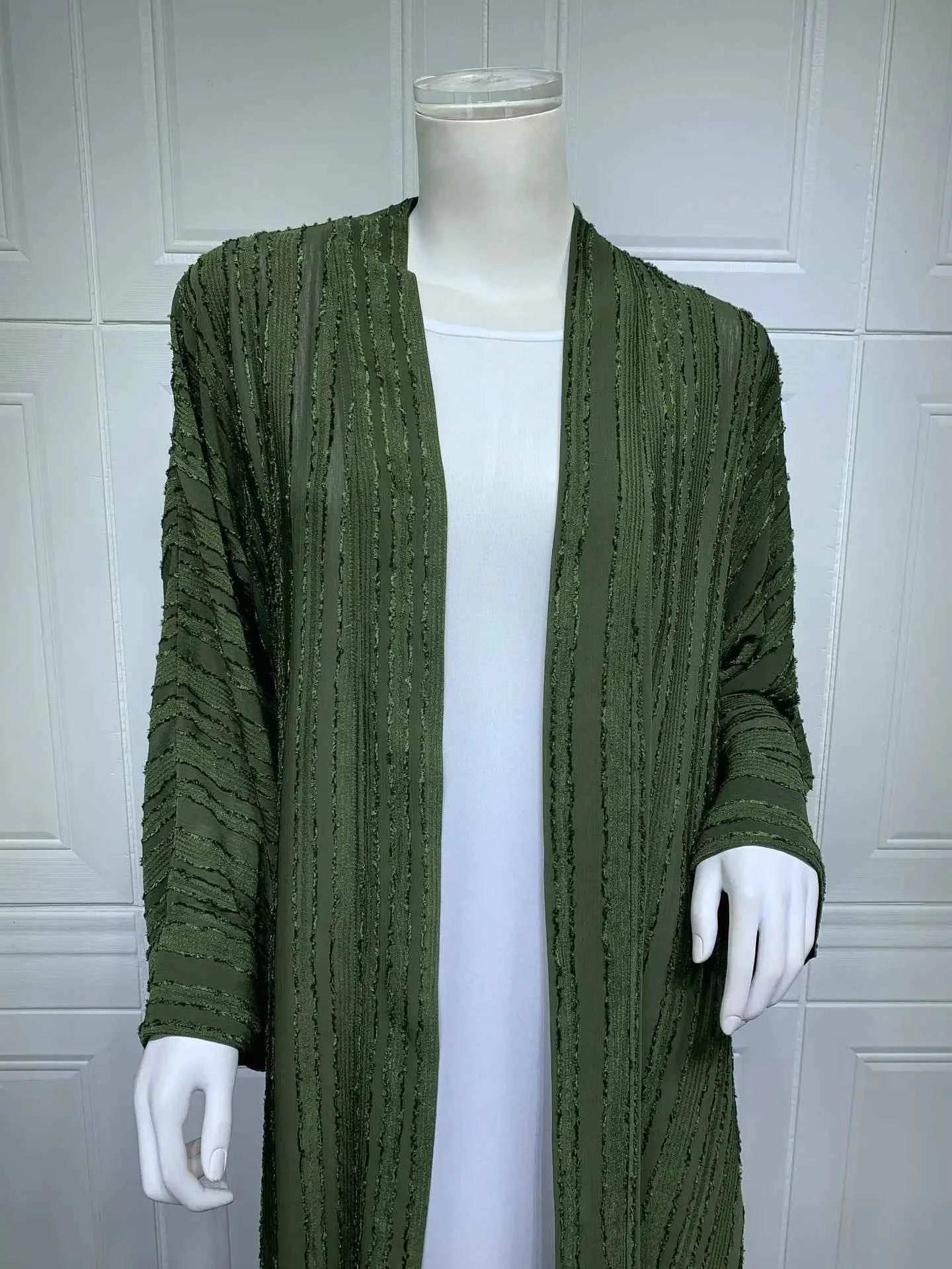 Arabian Knitted Abaya Coat - Abaya Vida