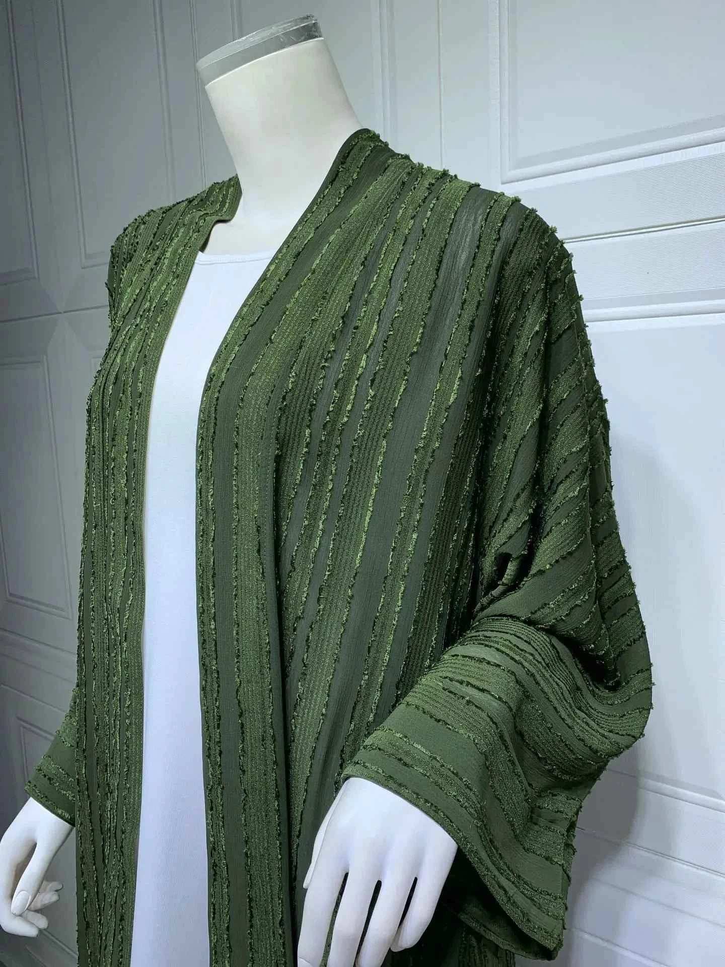 Arabian Knitted Abaya Coat - Abaya Vida