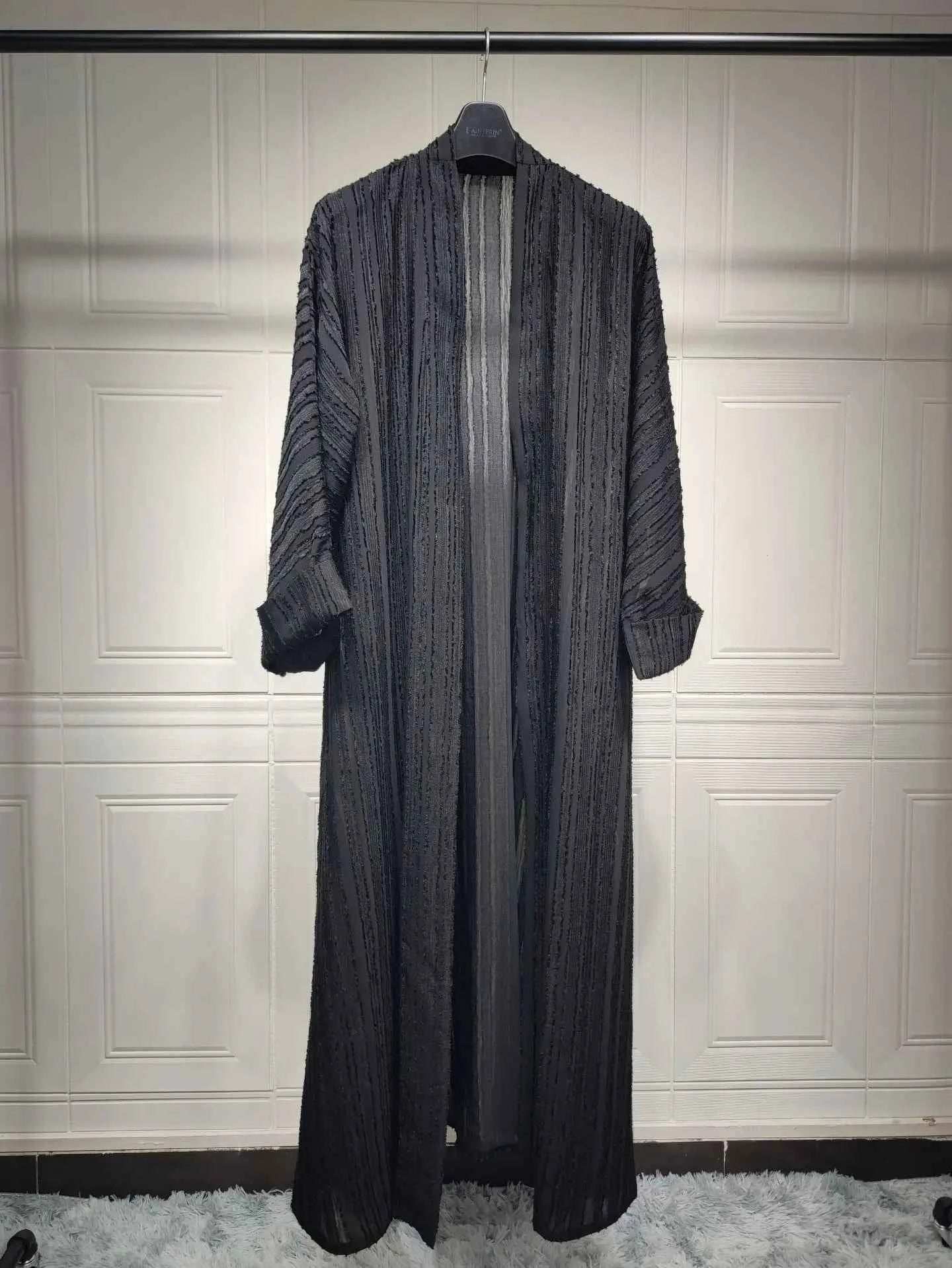 Arabian Knitted Abaya Coat - Abaya Vida