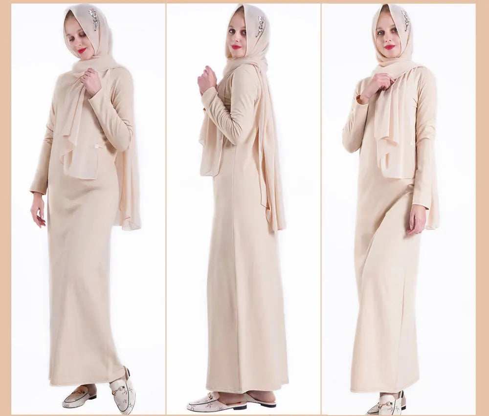 Belted Embroidered Abaya - Abaya Vida