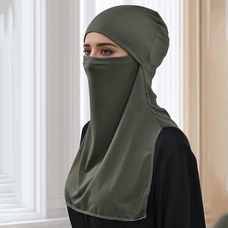 Decorative Islamic Face Veil - Abaya Vida
