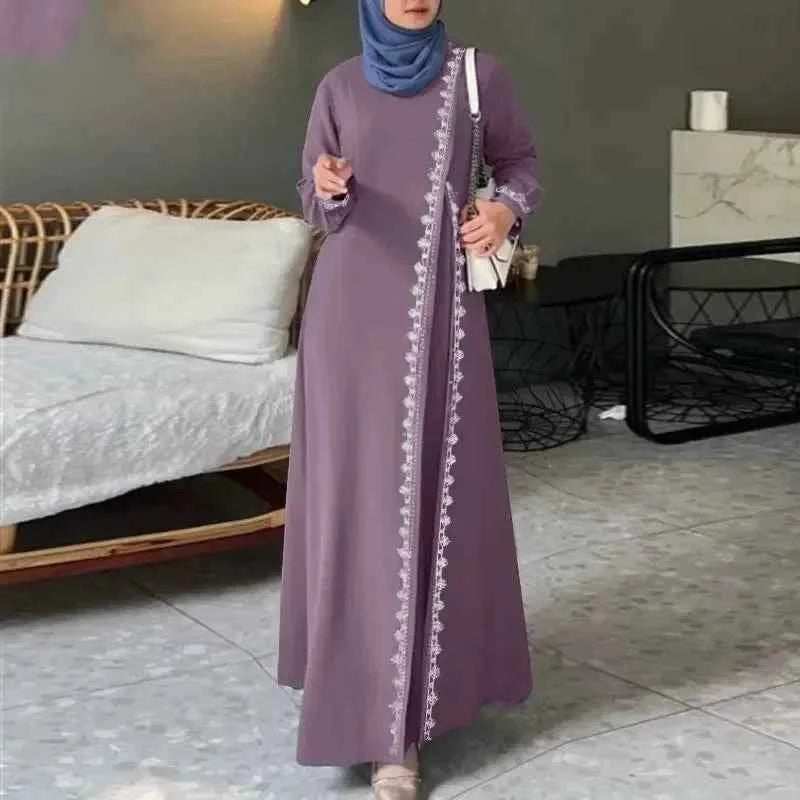 Eid Lace-Up Abaya - Abaya Vida