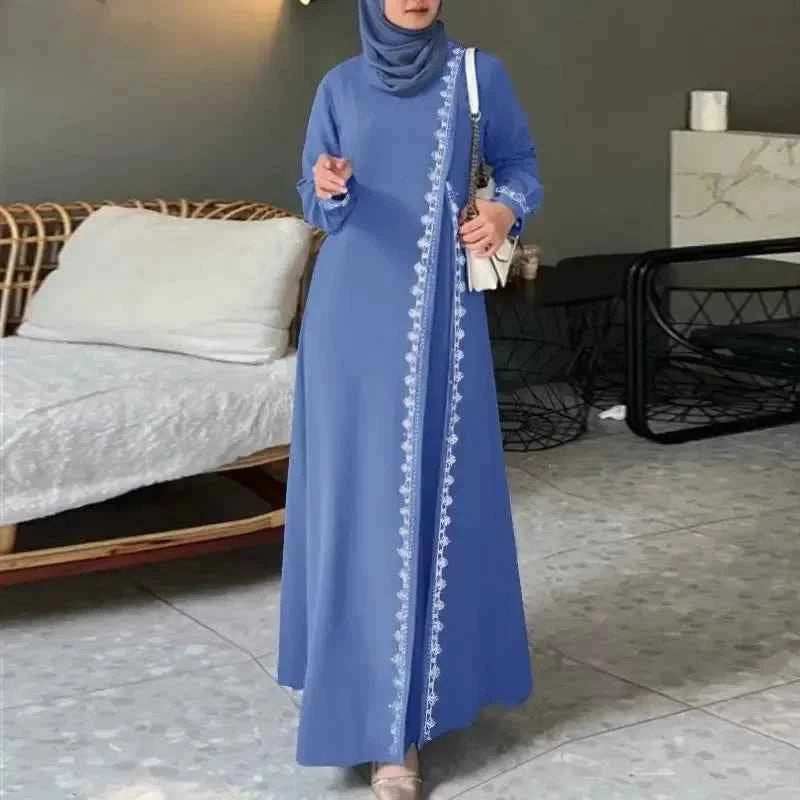 Eid Lace-Up Abaya - Abaya Vida