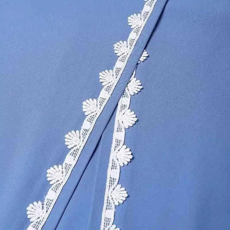 Eid Lace-Up Abaya - Abaya Vida