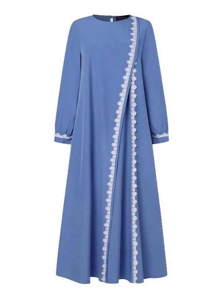Eid Lace-Up Abaya - Abaya Vida