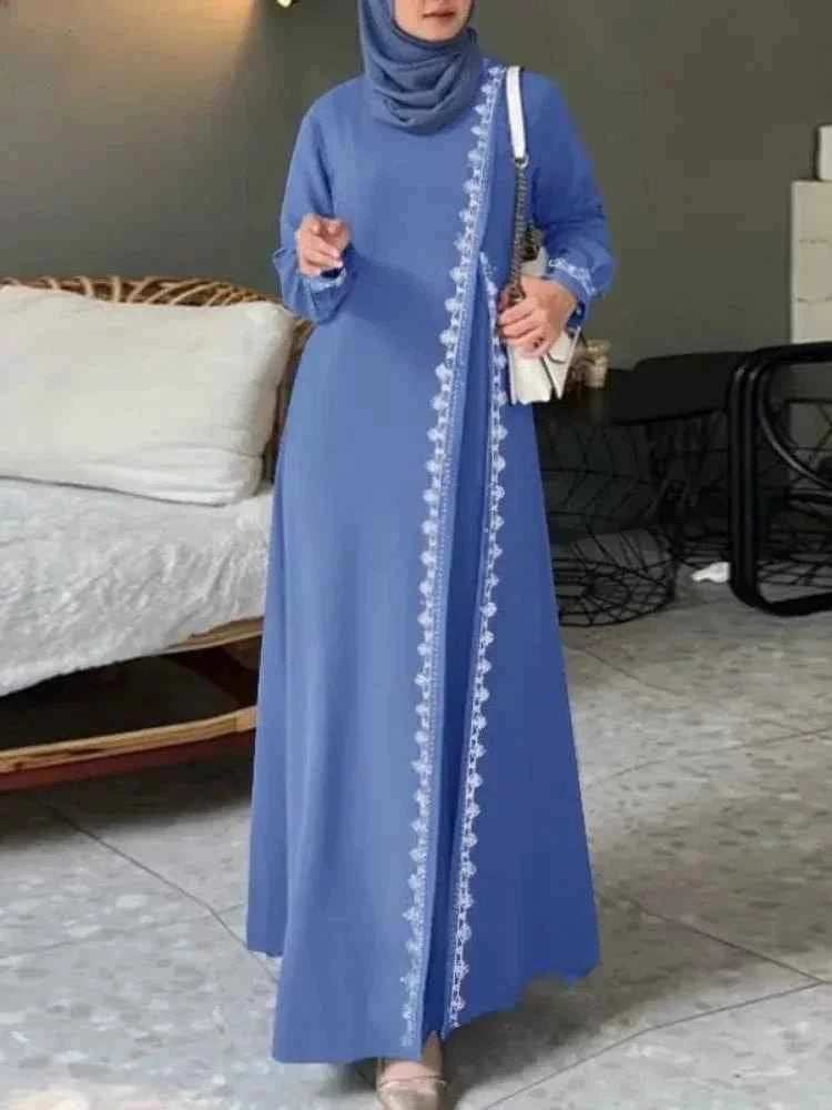 Eid Lace-Up Abaya - Abaya Vida