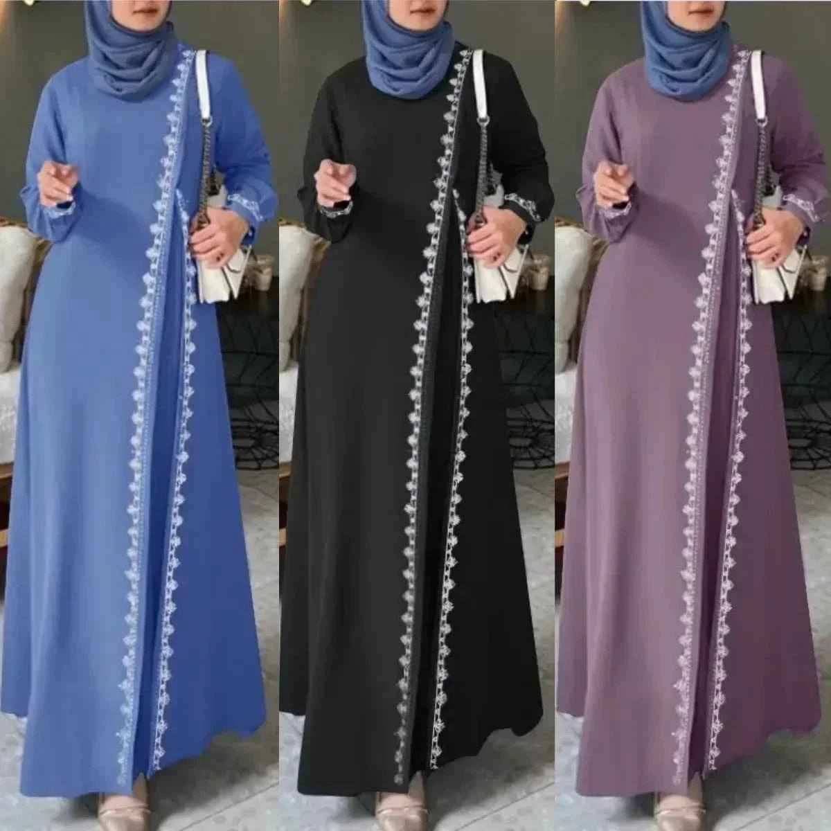 Eid Lace-Up Abaya - Abaya Vida