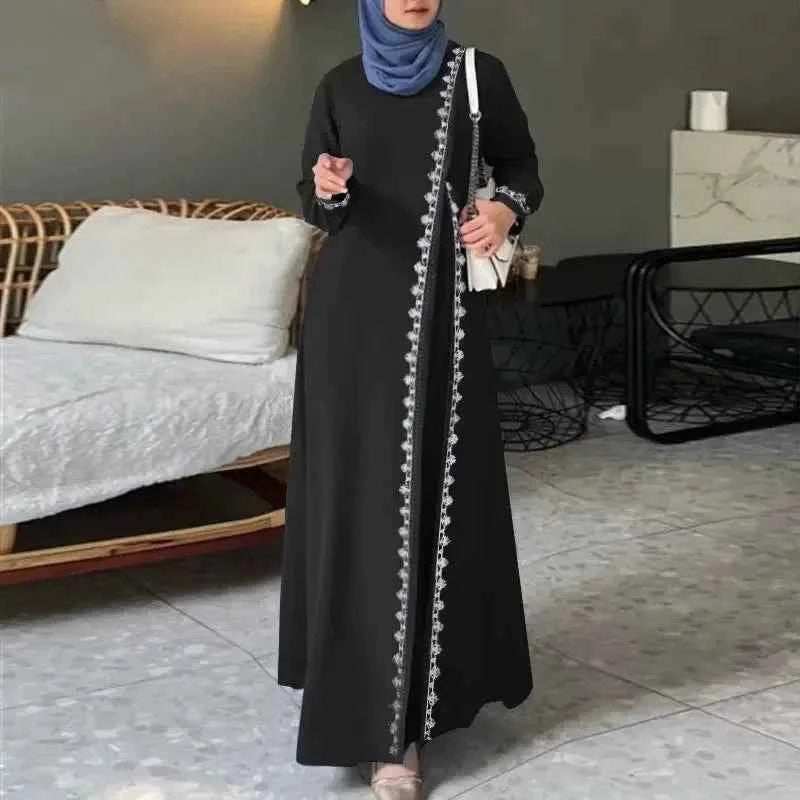 Eid Lace-Up Abaya - Abaya Vida
