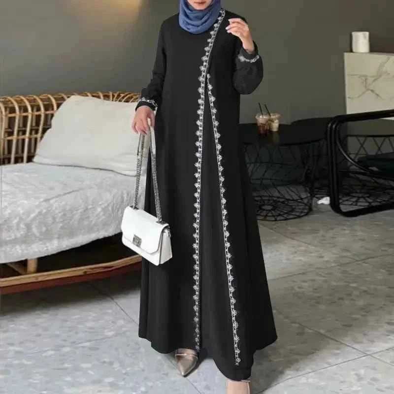 Eid Lace-Up Abaya - Abaya Vida
