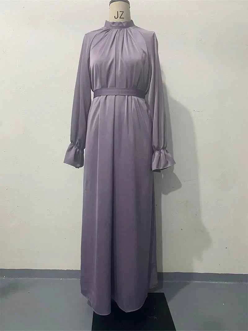 Eid Satin Abaya - Abaya Vida