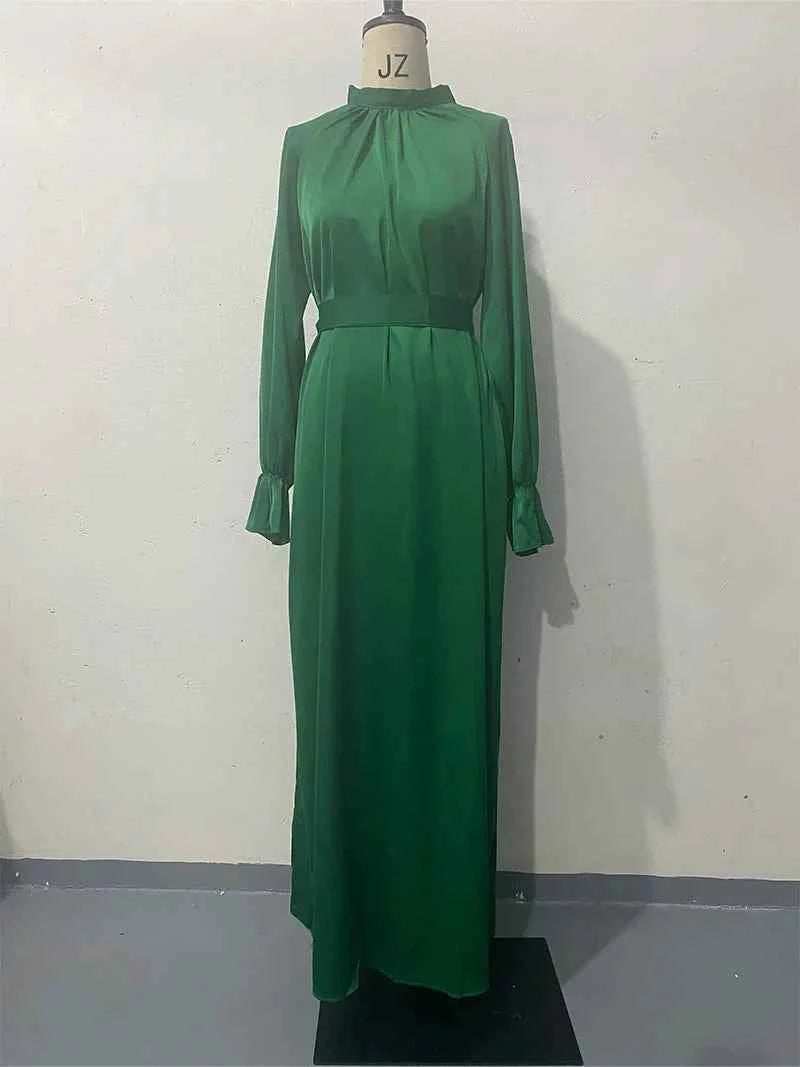 Eid Satin Abaya - Abaya Vida