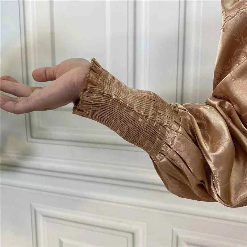 Eid Satin Ruffle Abaya - Abaya Vida