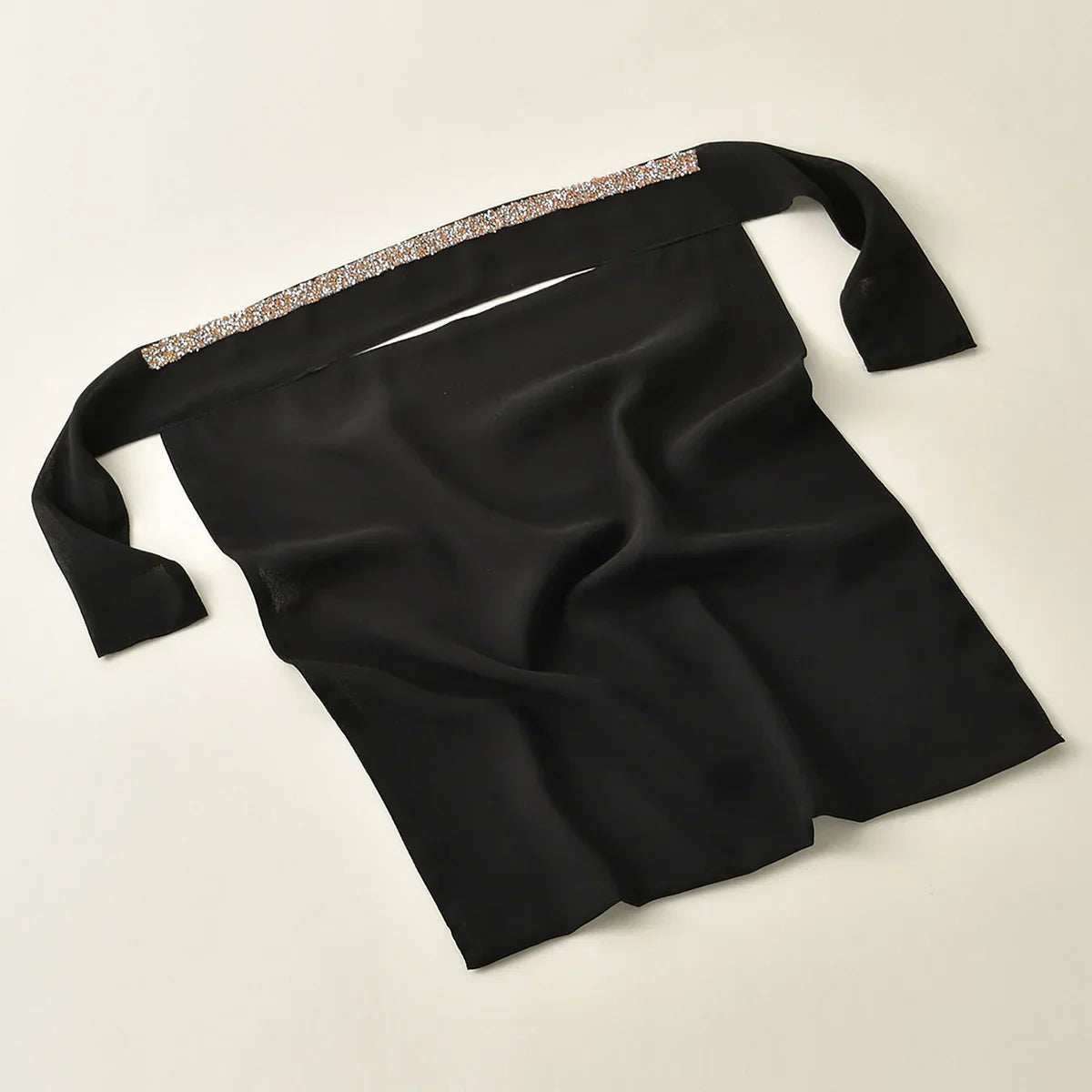 Elegant Chiffon Face Cover - Abaya Vida