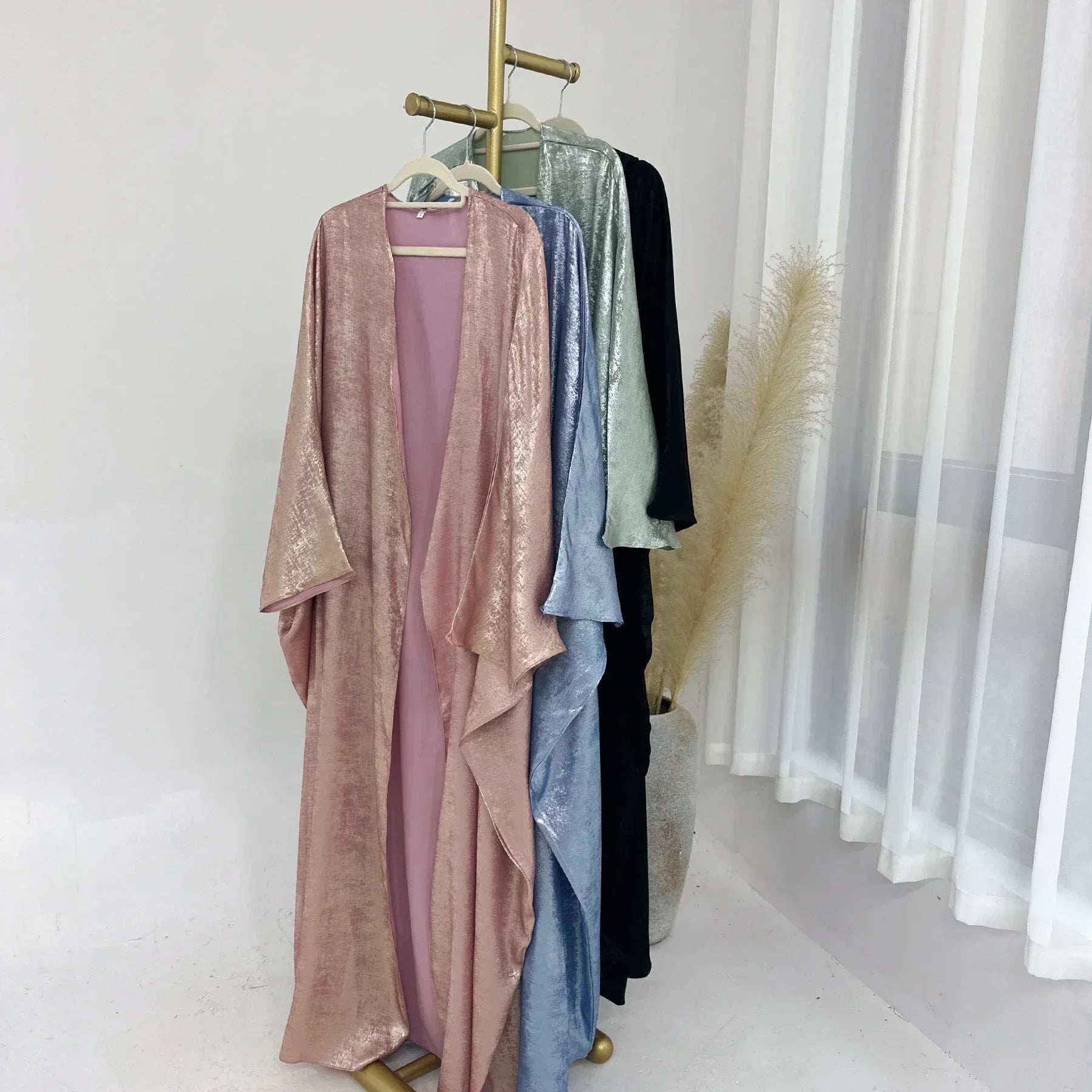 Elegant Open Front Abaya - Abaya Vida