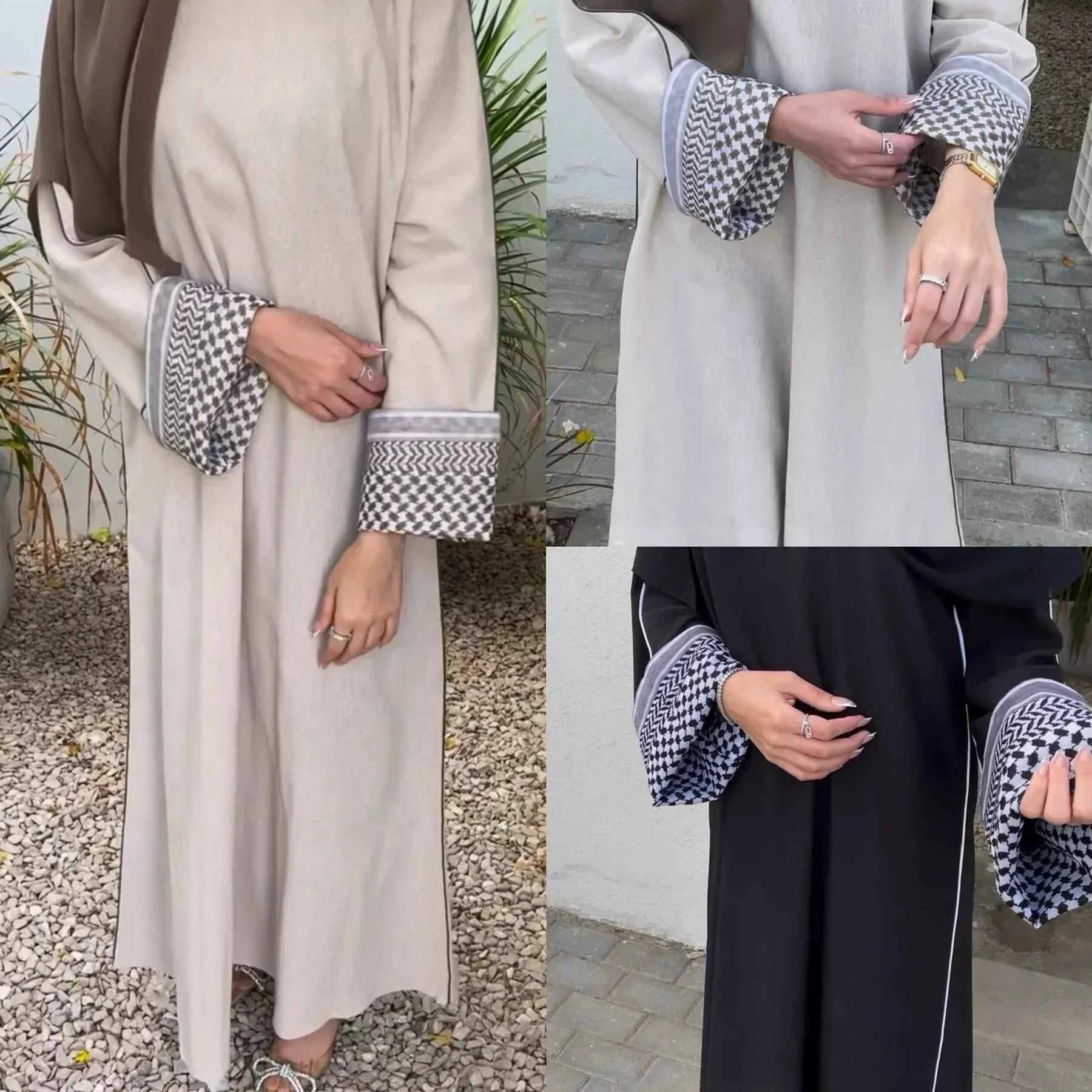 Elegant Studded Abaya - Abaya Vida