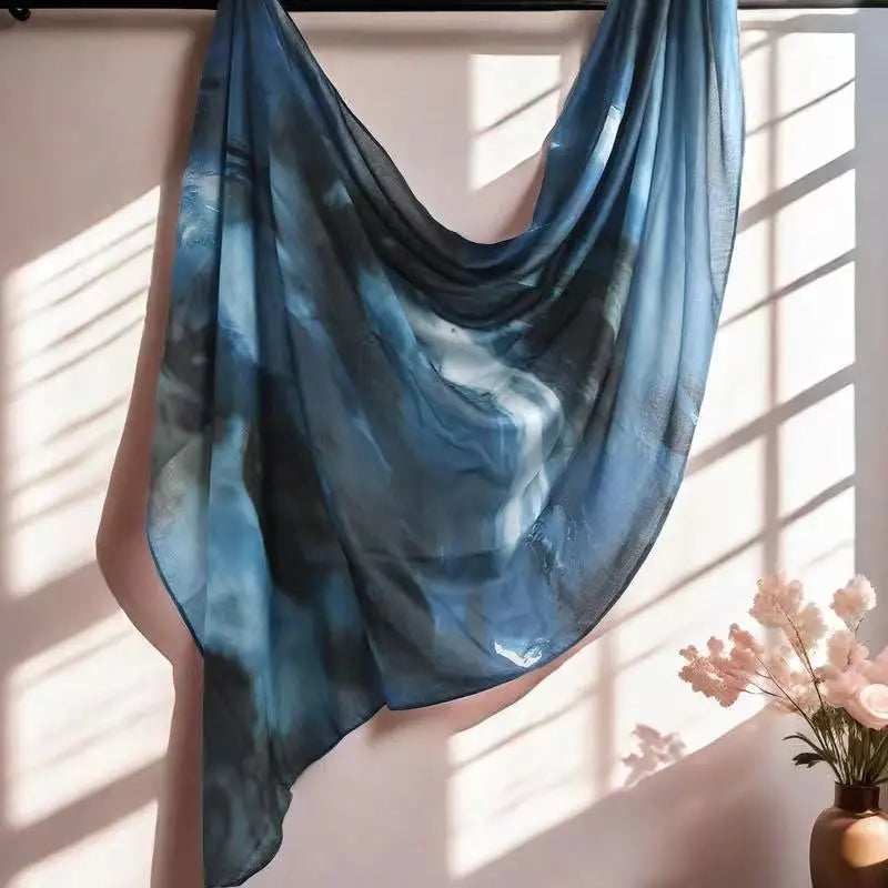 Floral Modal Hijab – Breathable & Lightweight - Abaya Vida