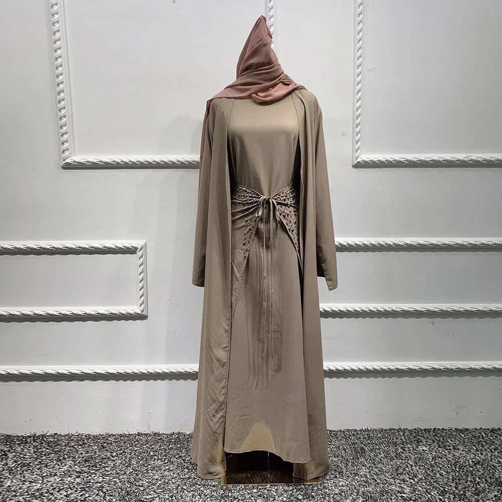 Majestic Open Abaya - Abaya Vida