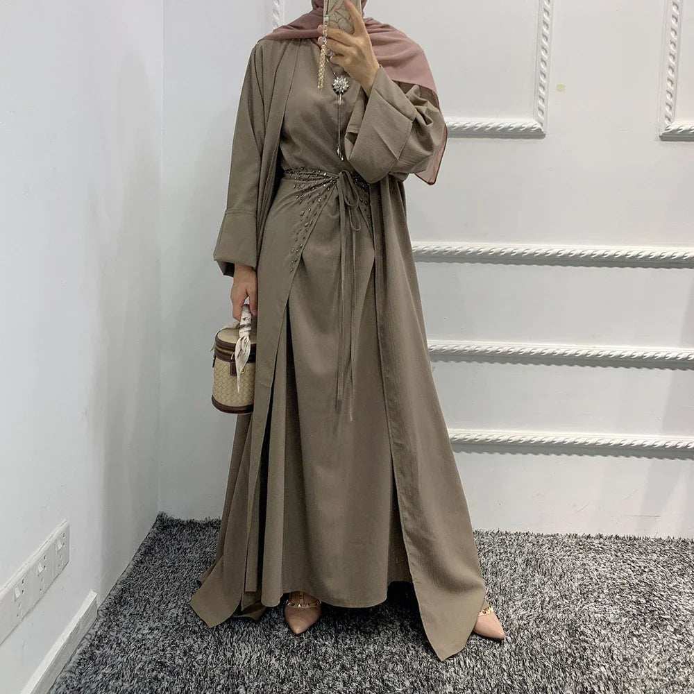 Majestic Open Abaya - Abaya Vida
