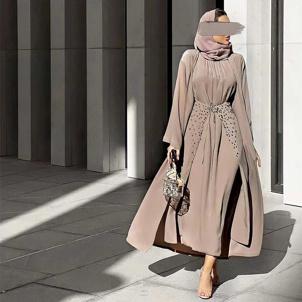 Majestic Open Abaya - Abaya Vida