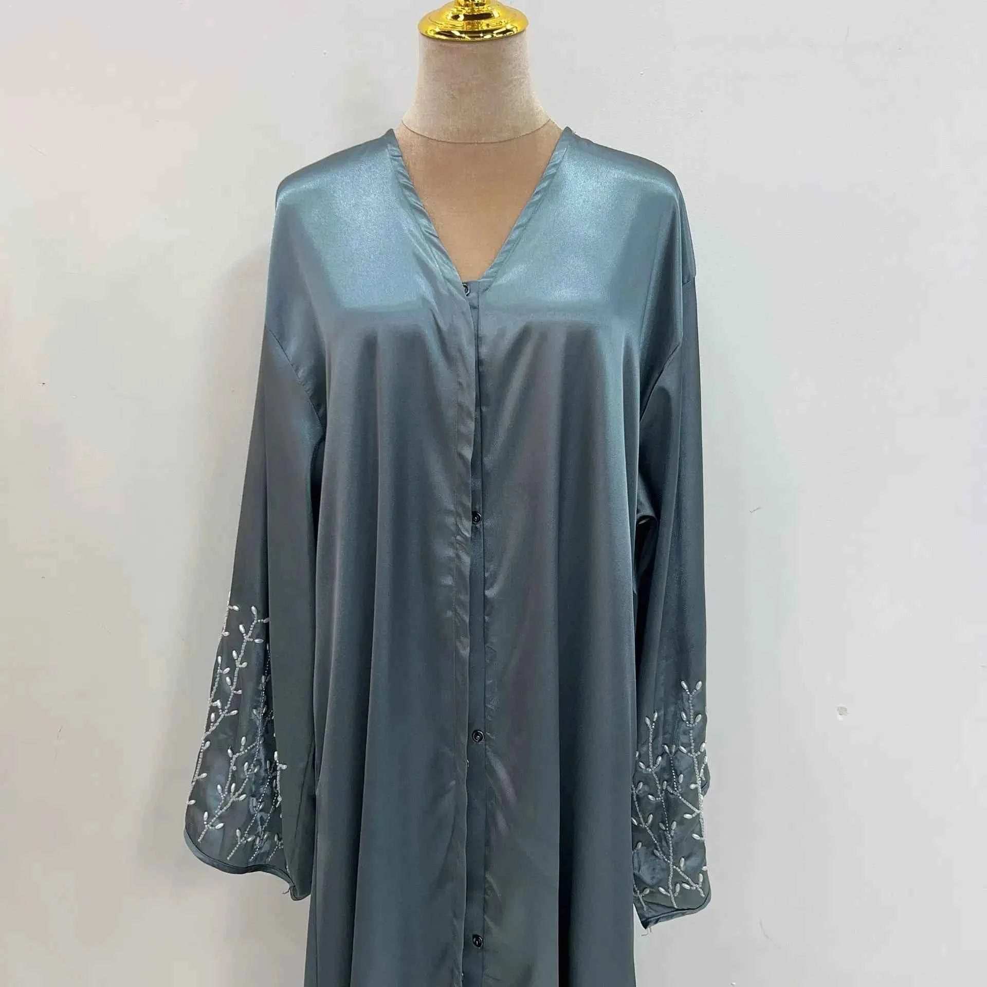 Handmade Beaded Abaya Cardigan - Abaya Vida
