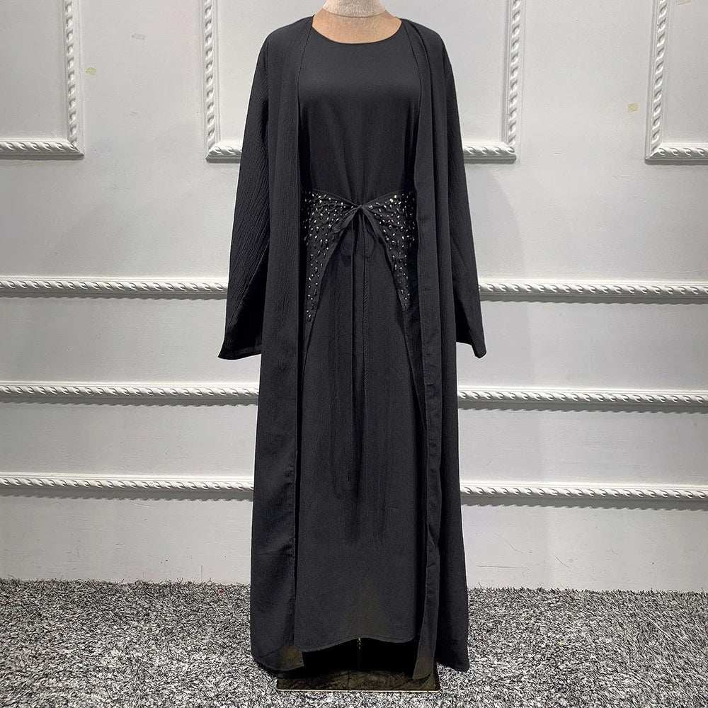 Majestic Open Abaya - Abaya Vida