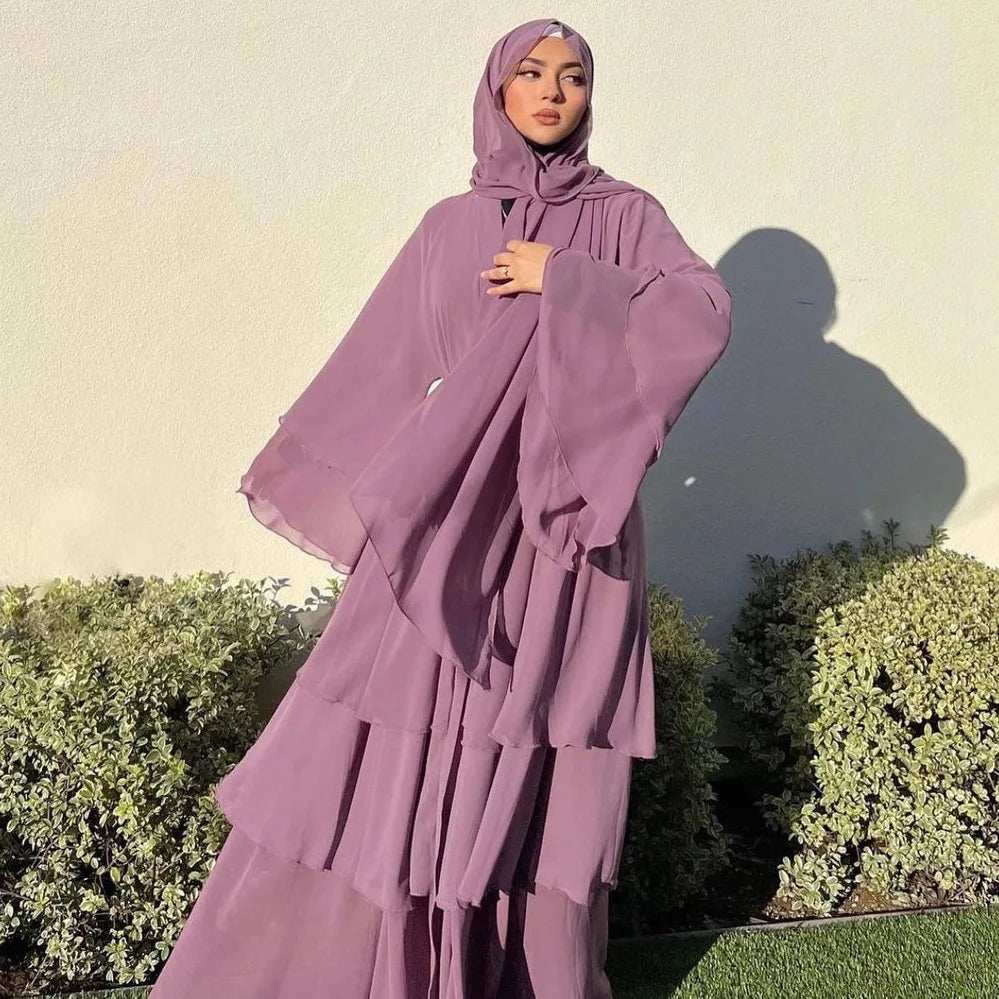 Lightweight Chiffon Abaya - Abaya Vida