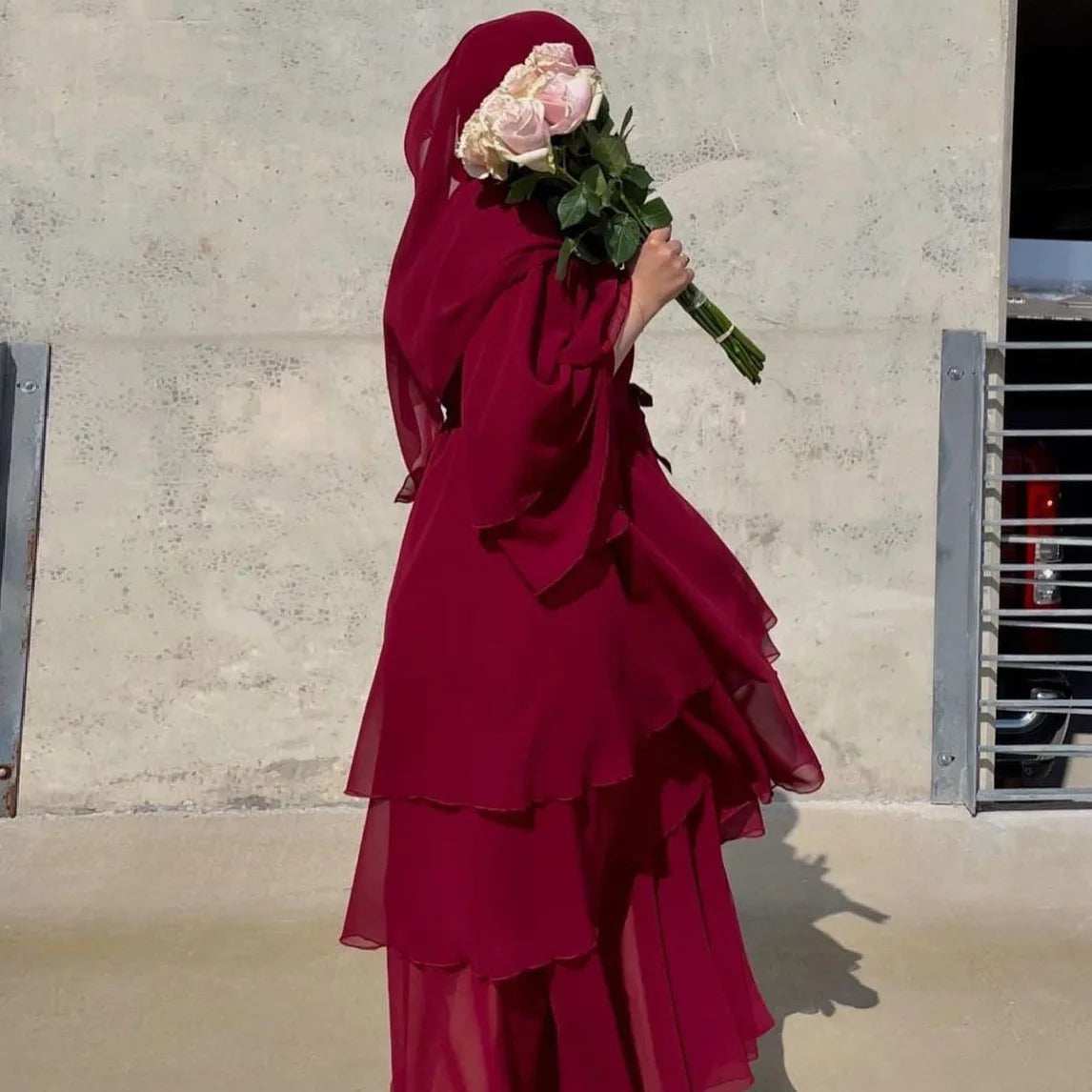 Lightweight Chiffon Abaya - Abaya Vida