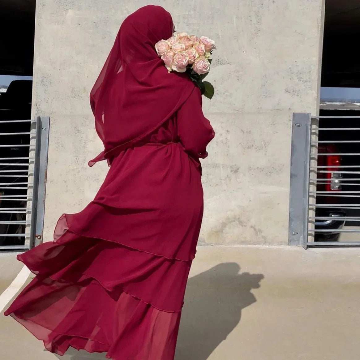 Lightweight Chiffon Abaya - Abaya Vida