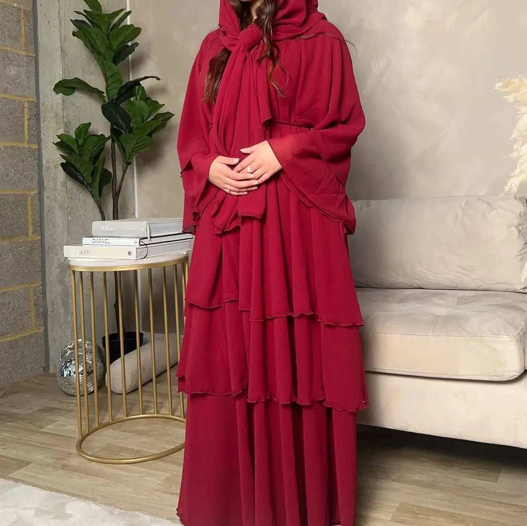 Lightweight Chiffon Abaya - Abaya Vida