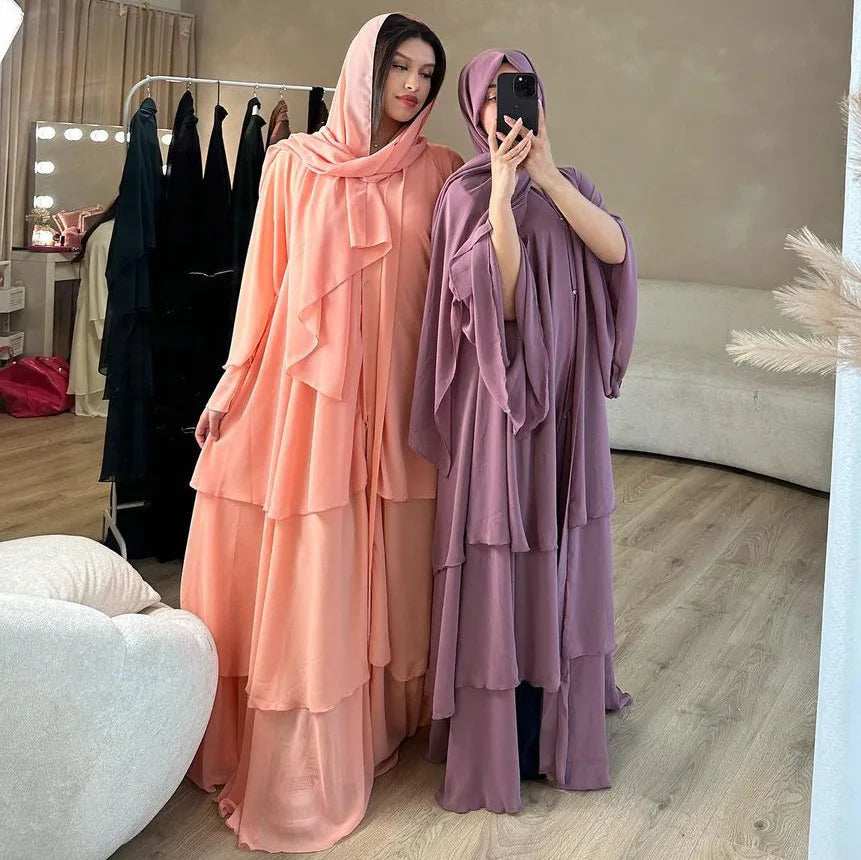 Lightweight Chiffon Abaya - Abaya Vida