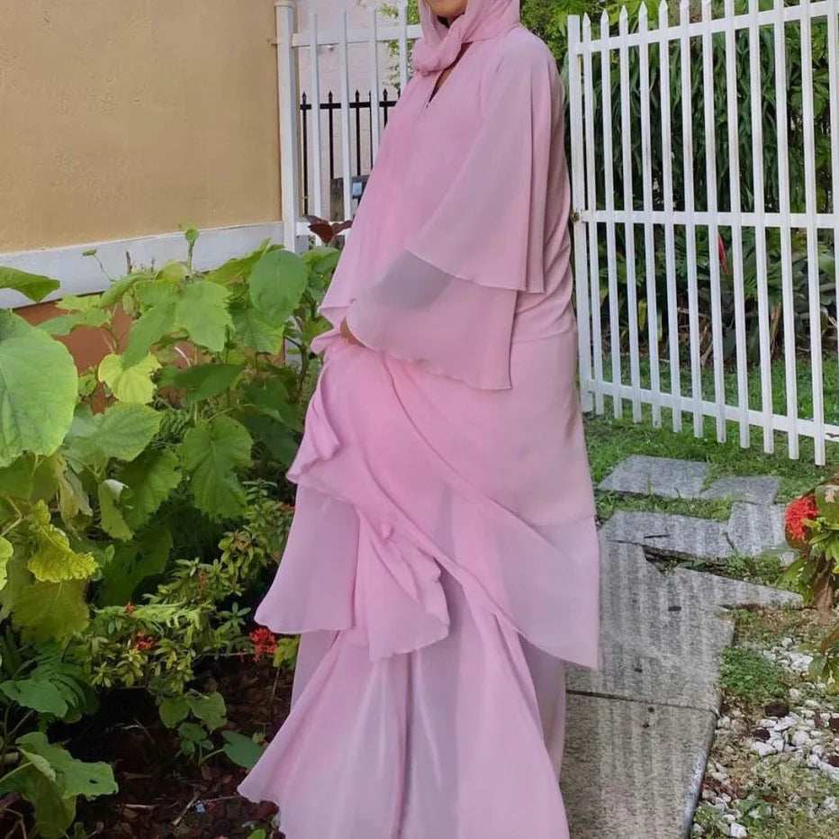 Lightweight Chiffon Abaya - Abaya Vida