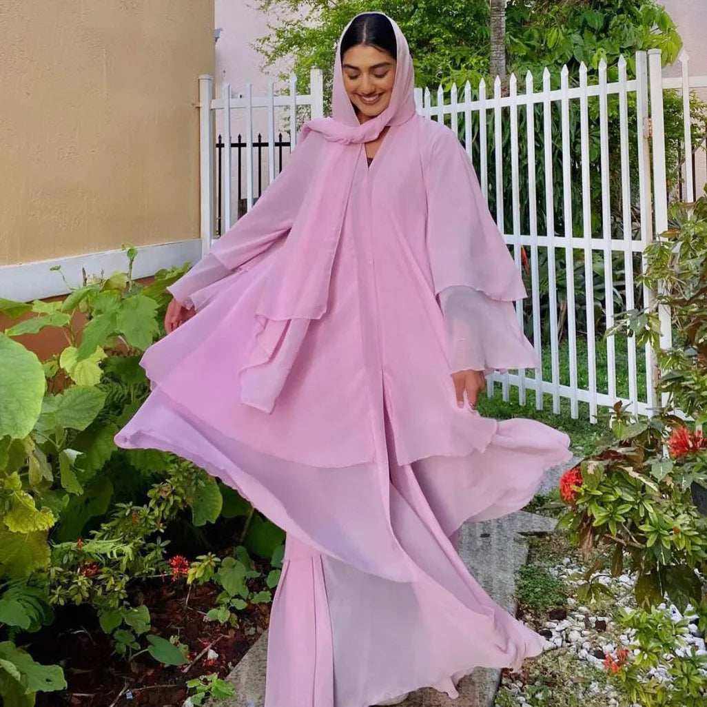 Lightweight Chiffon Abaya - Abaya Vida