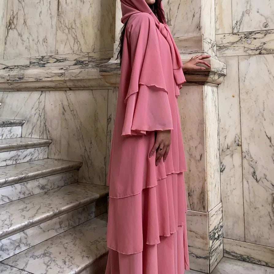 Lightweight Chiffon Abaya - Abaya Vida