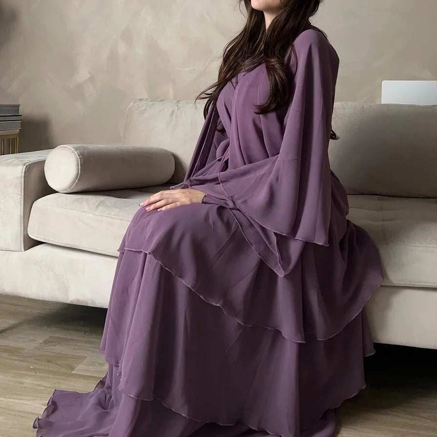 Lightweight Chiffon Abaya - Abaya Vida