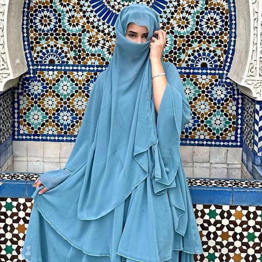 Lightweight Chiffon Abaya - Abaya Vida