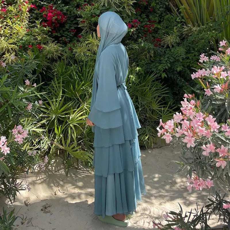 Lightweight Chiffon Abaya - Abaya Vida