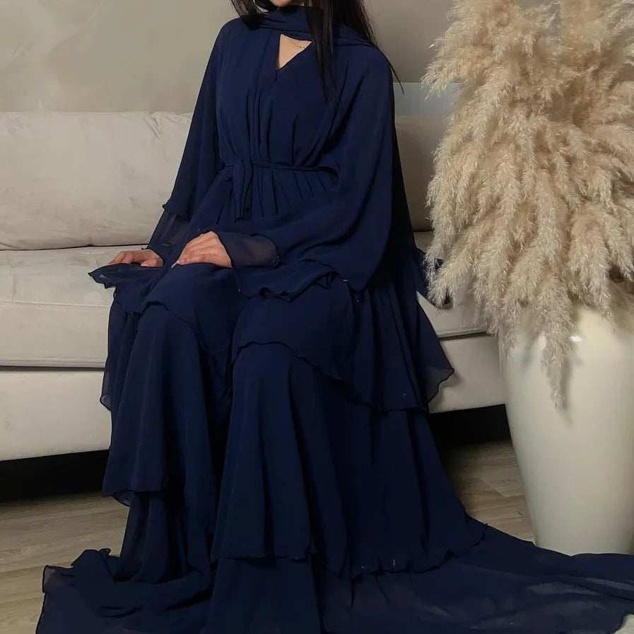 Lightweight Chiffon Abaya - Abaya Vida