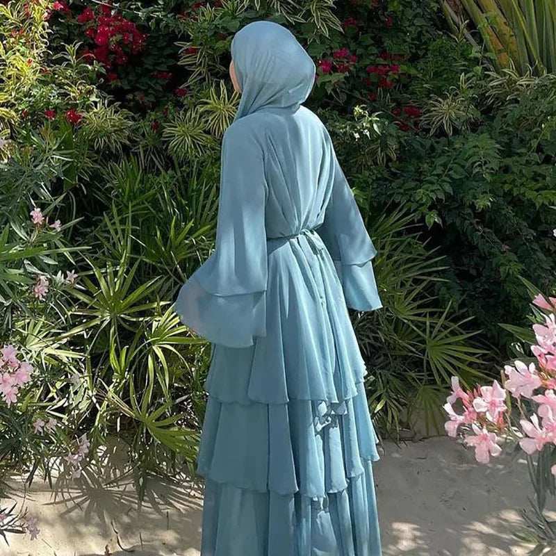 Lightweight Chiffon Abaya - Abaya Vida
