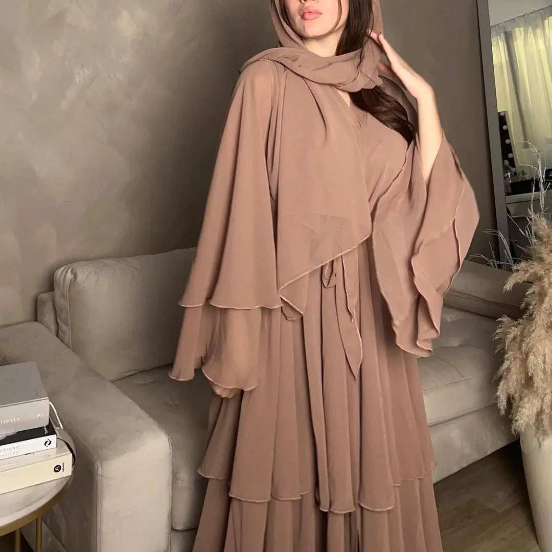 Lightweight Chiffon Abaya - Abaya Vida
