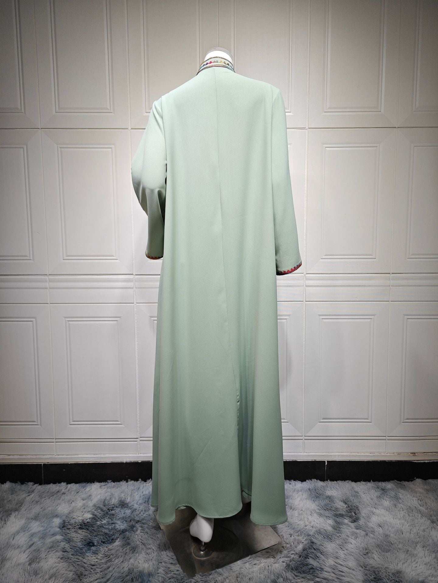 Embroidered Moroccan Abaya - Abaya Vida