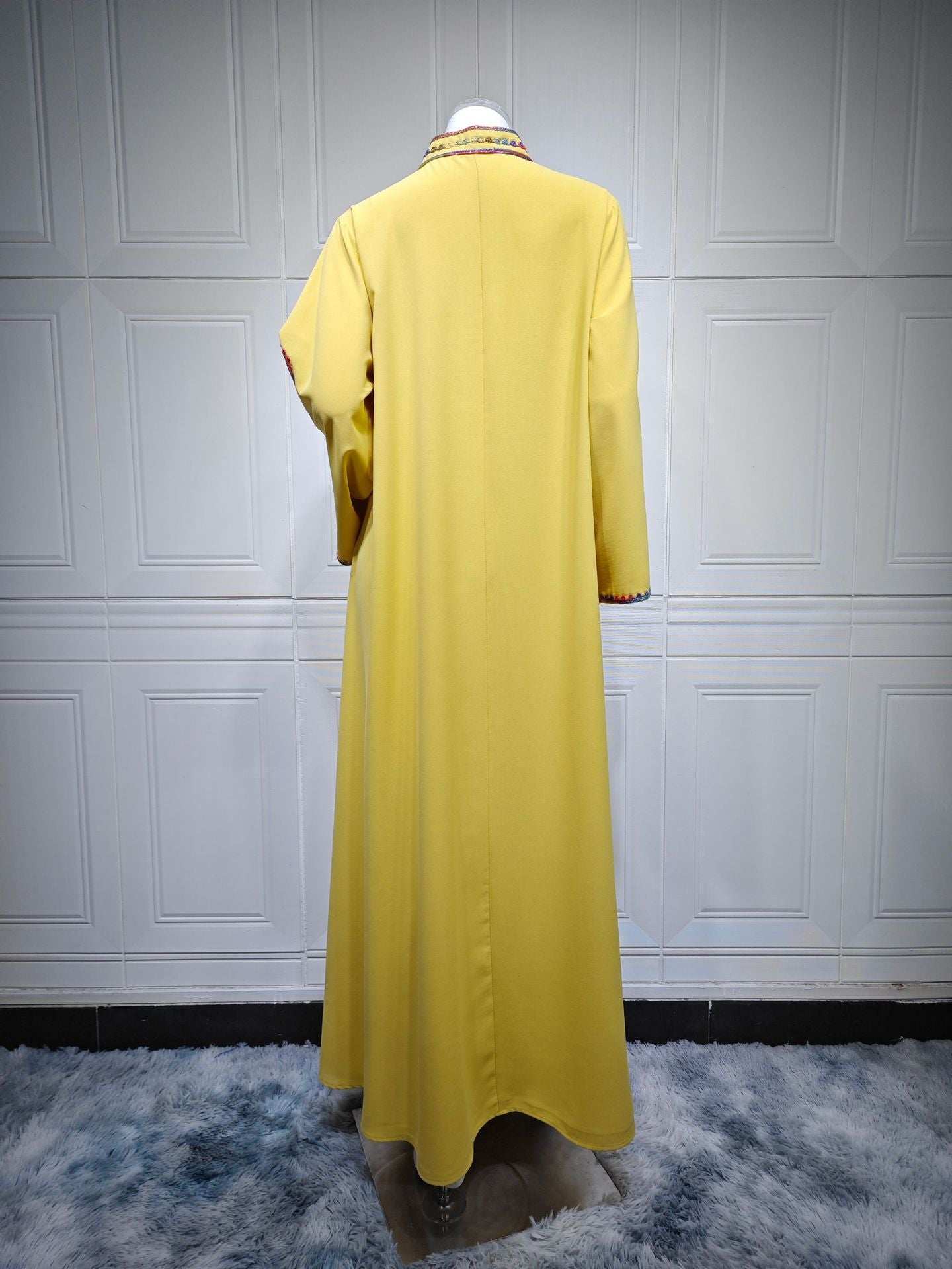 Embroidered Moroccan Abaya - Abaya Vida