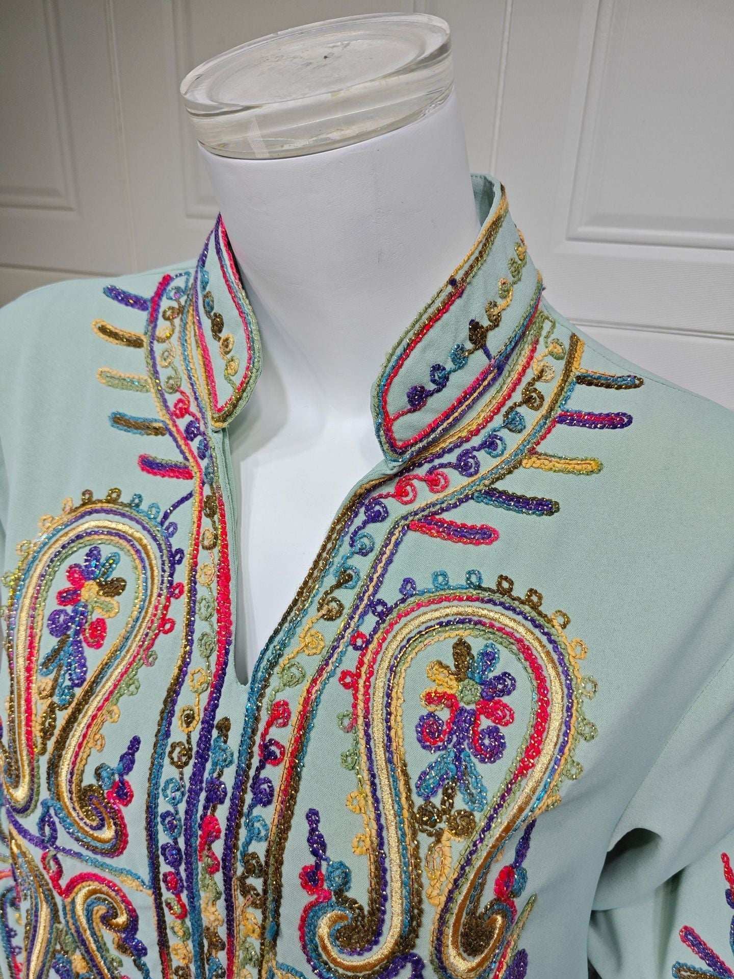 Embroidered Moroccan Abaya - Abaya Vida