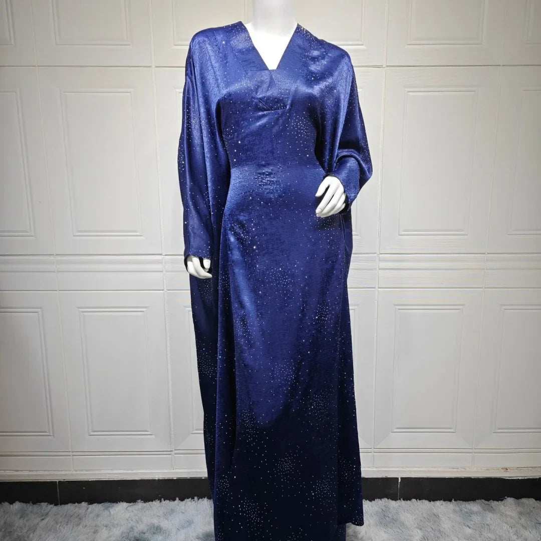 Satin Grace Abaya - Abaya Vida