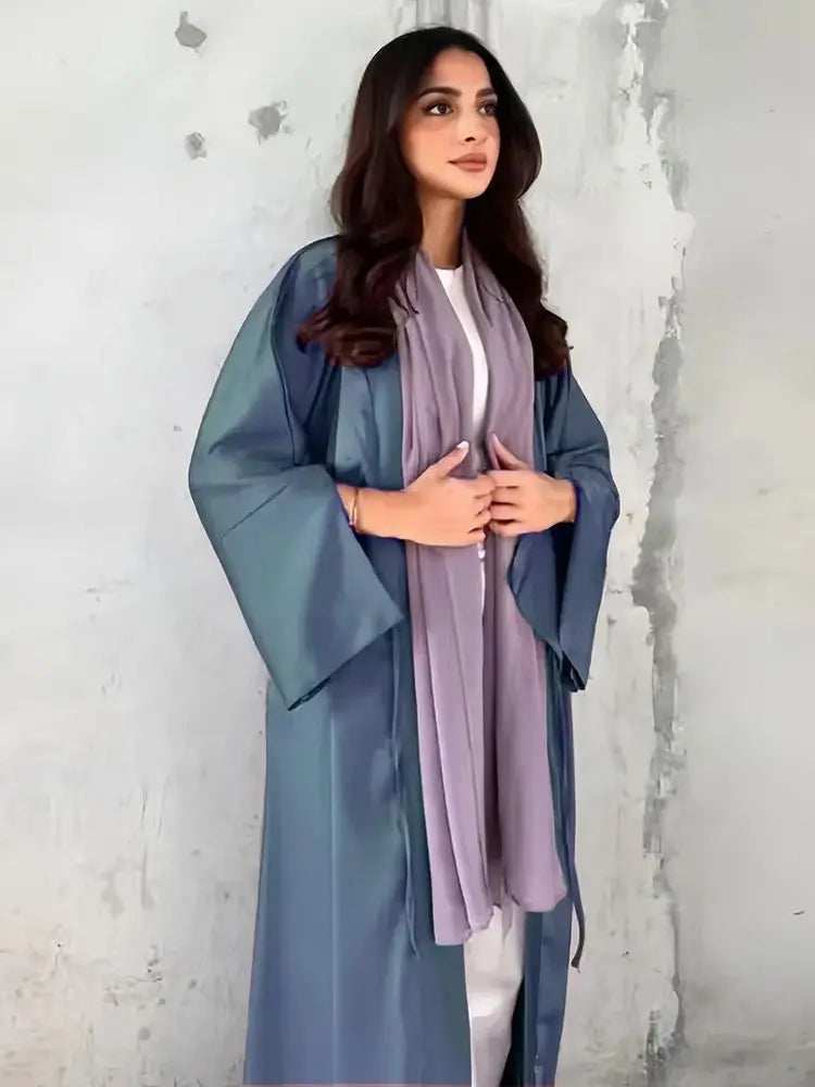 Pearl Satin Abaya - Abaya Vida