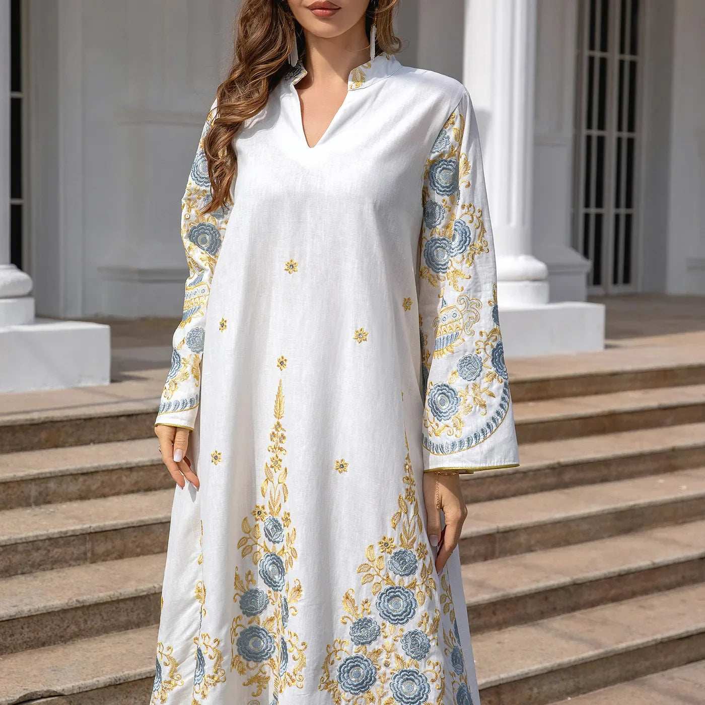 Embroidered Dubai Abaya - Abaya Vida