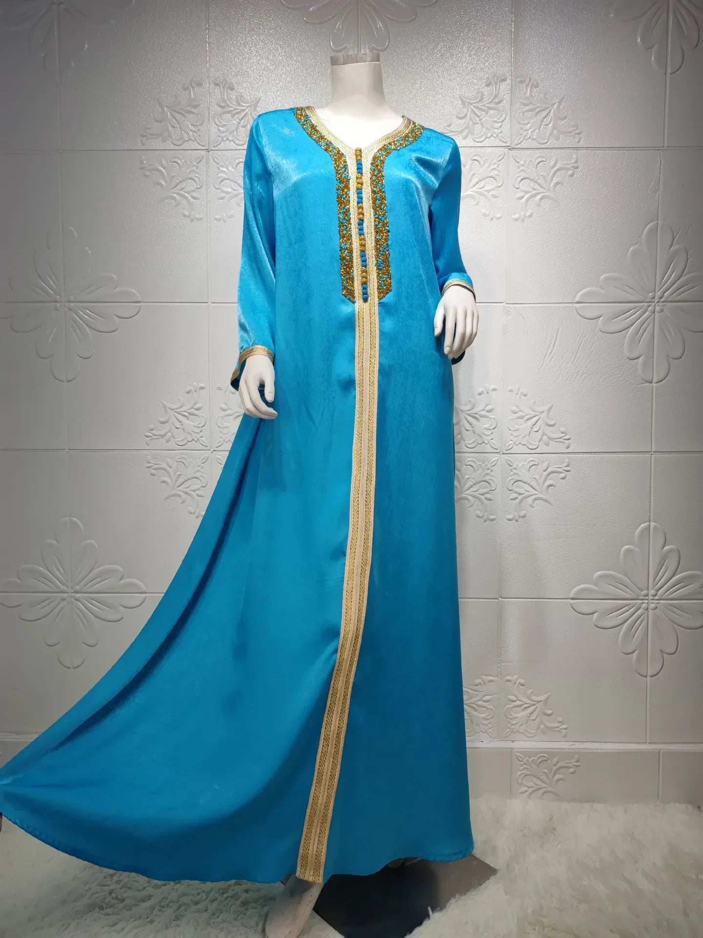 Diamond Splice Abaya - Abaya Vida