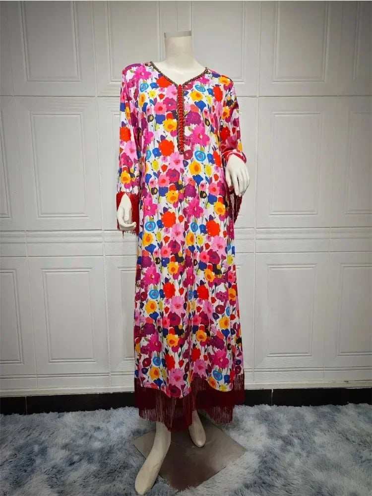 Tassel Grace Kaftan - Abaya Vida