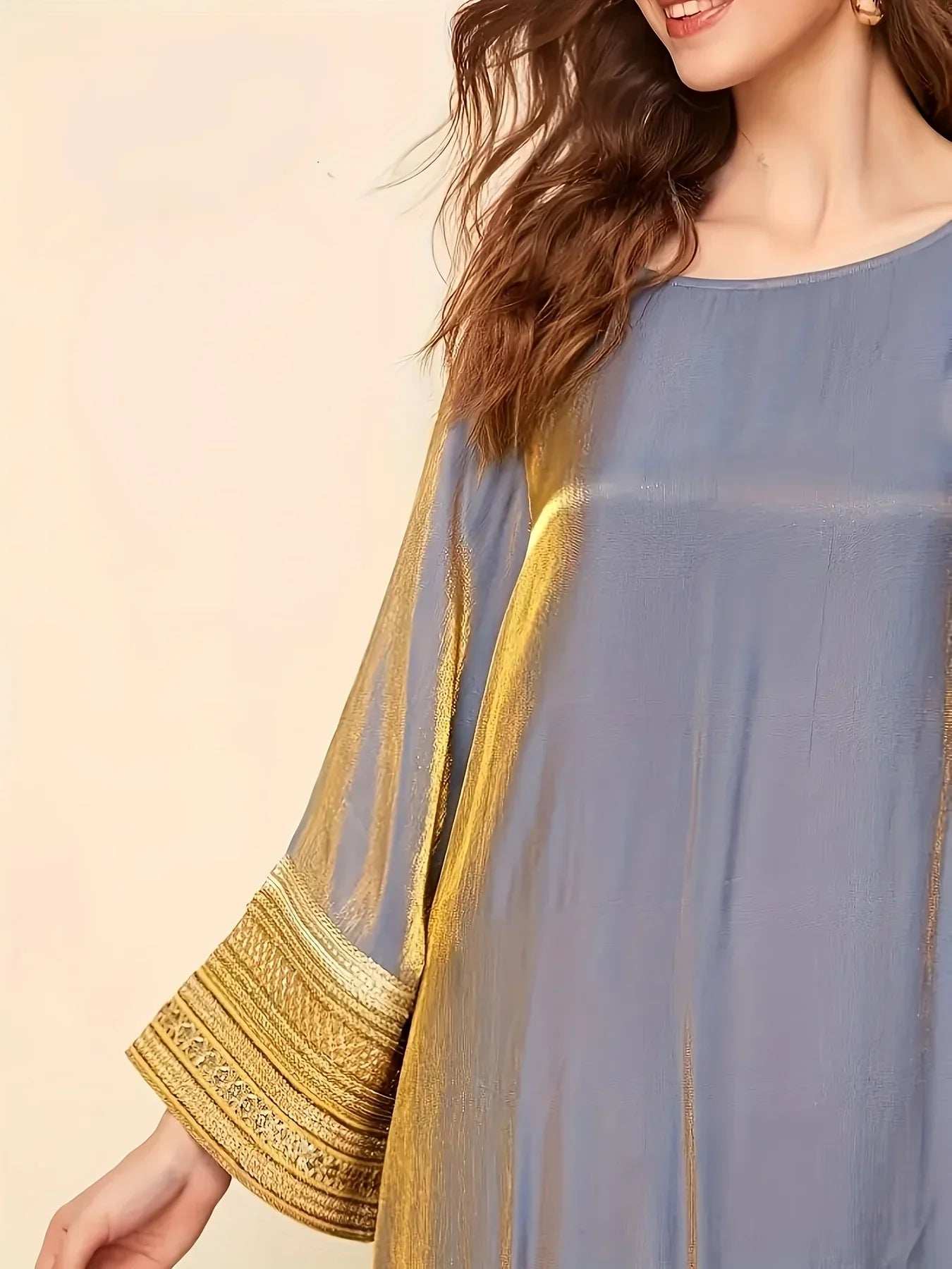 Reflective Lace Abaya - Abaya Vida